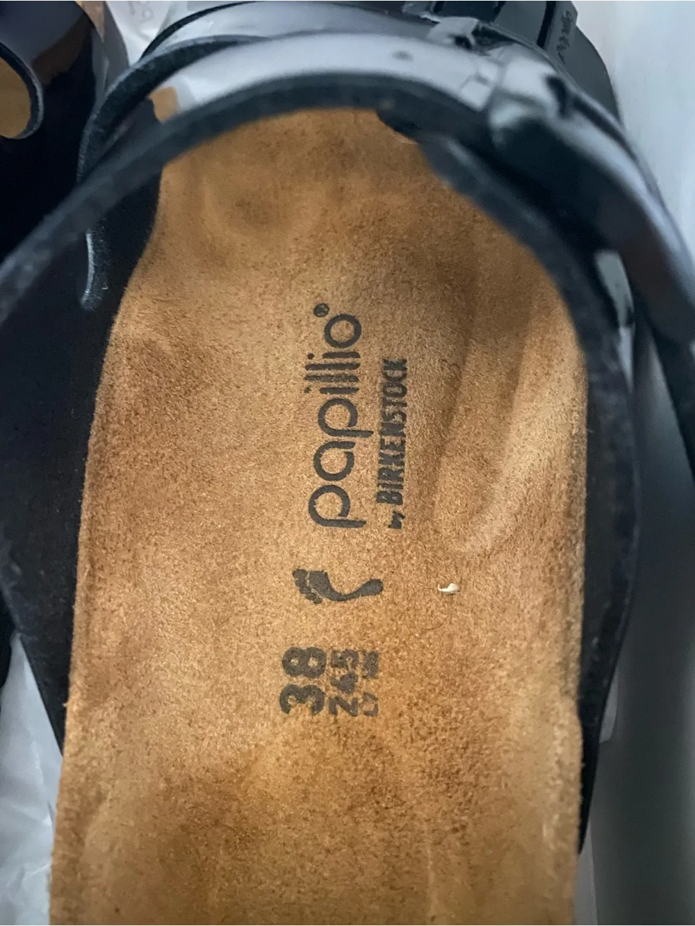 Birkenstock glossy black