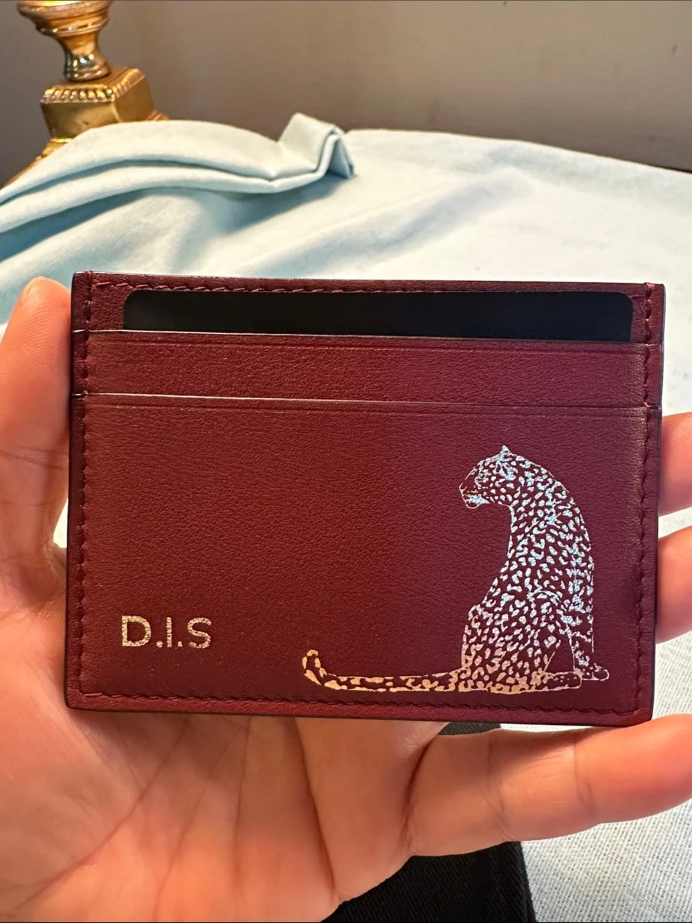 Cartier red leather