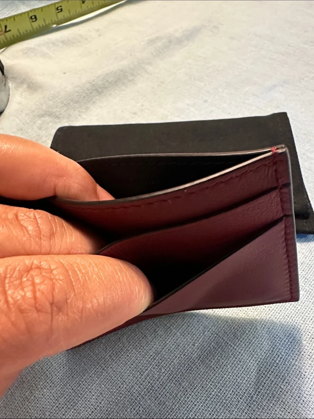 Cartier red leather
