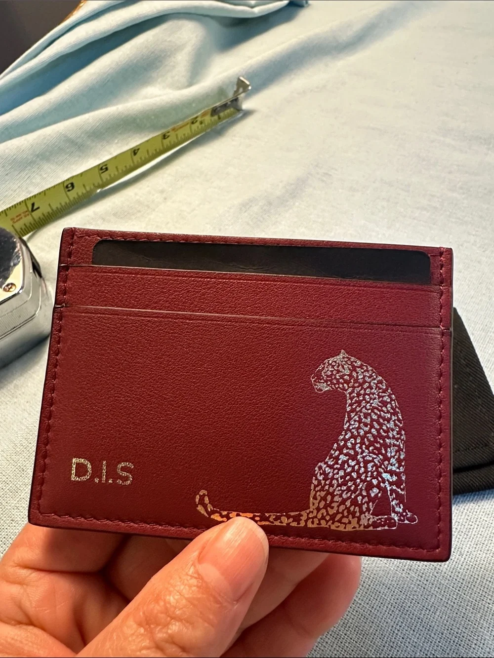 Cartier red leather