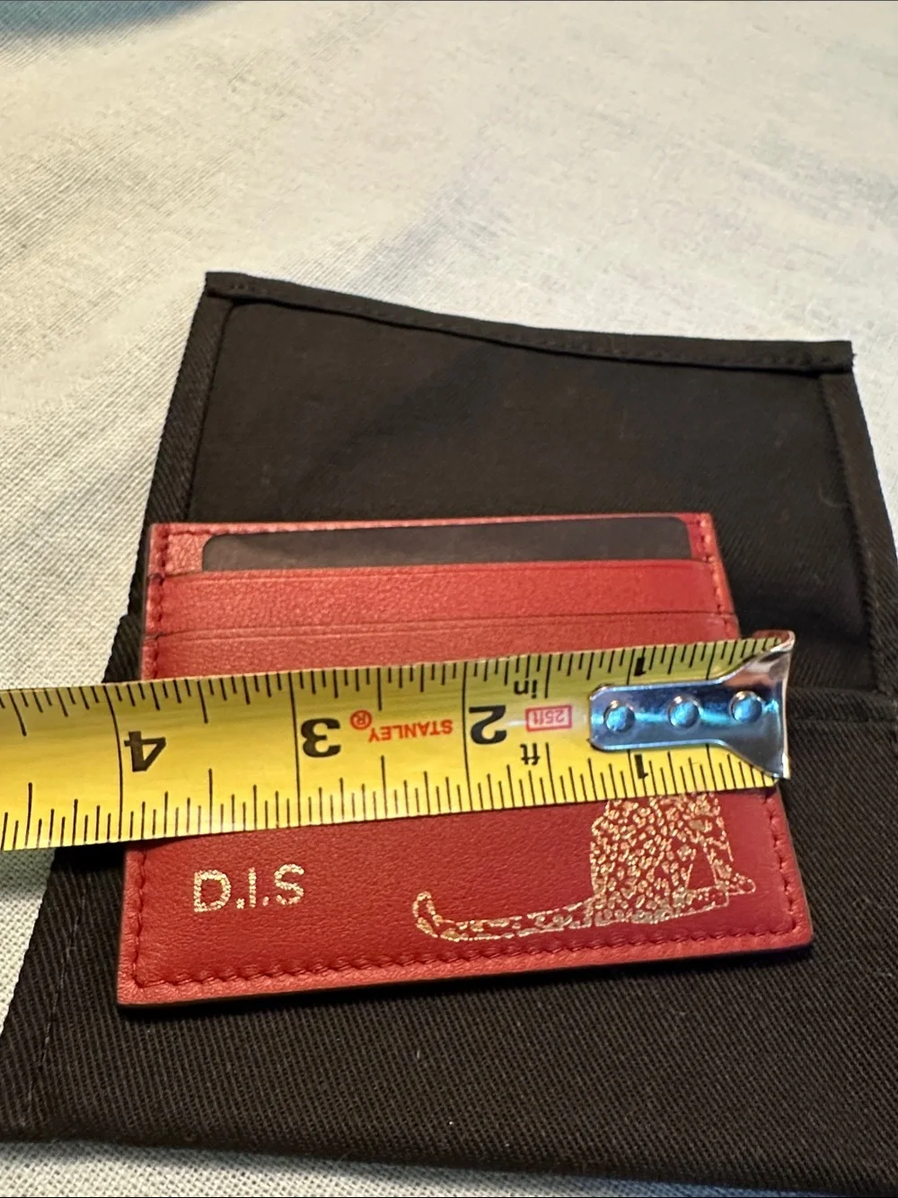 Cartier red leather