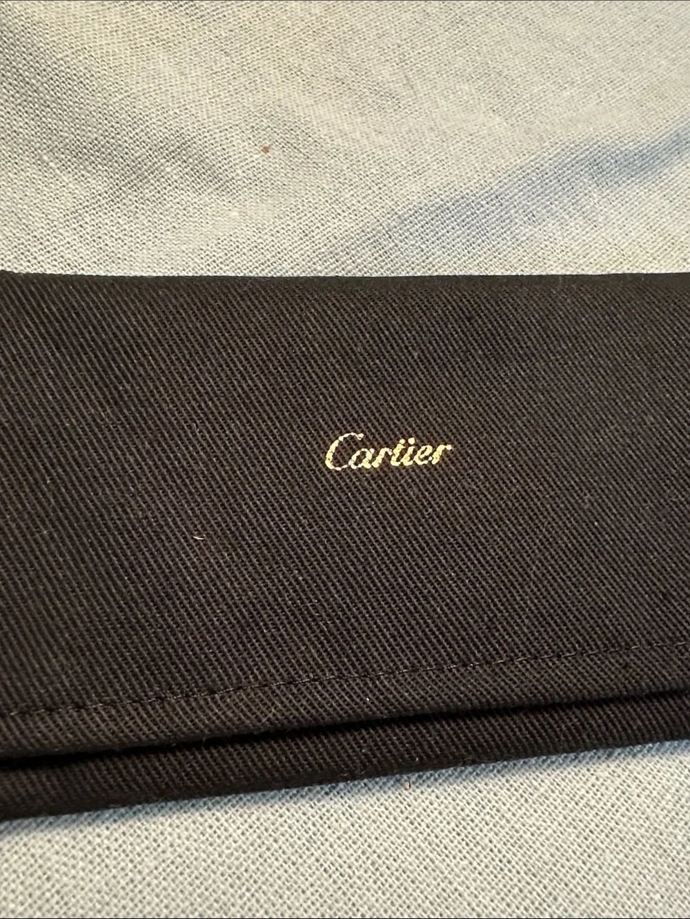 Cartier red leather