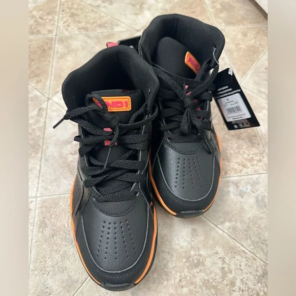 AND1 Women's High-Top Basketball Sneakers, Size 6