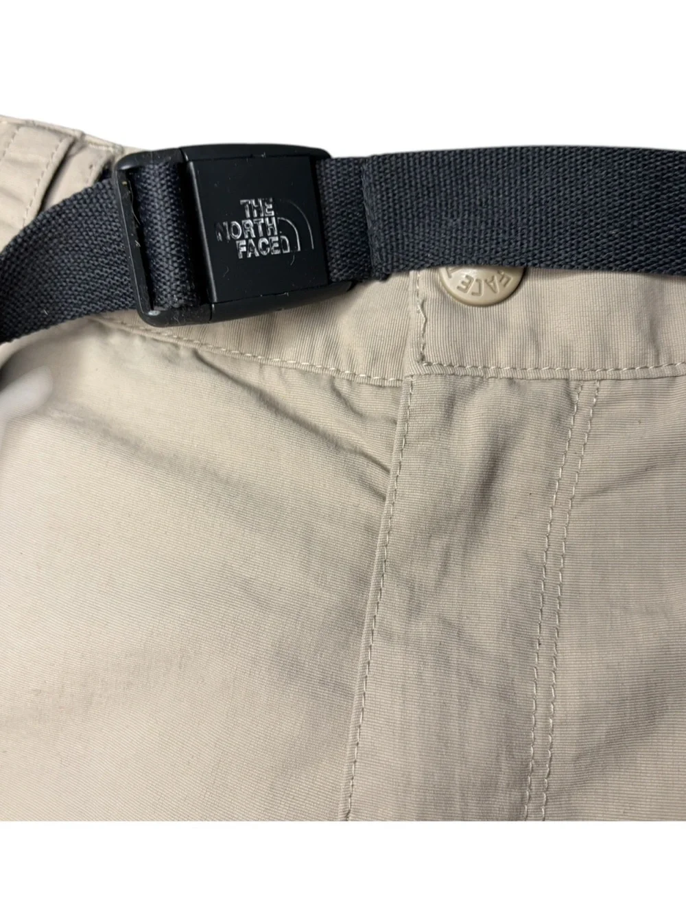 The North Face light beige