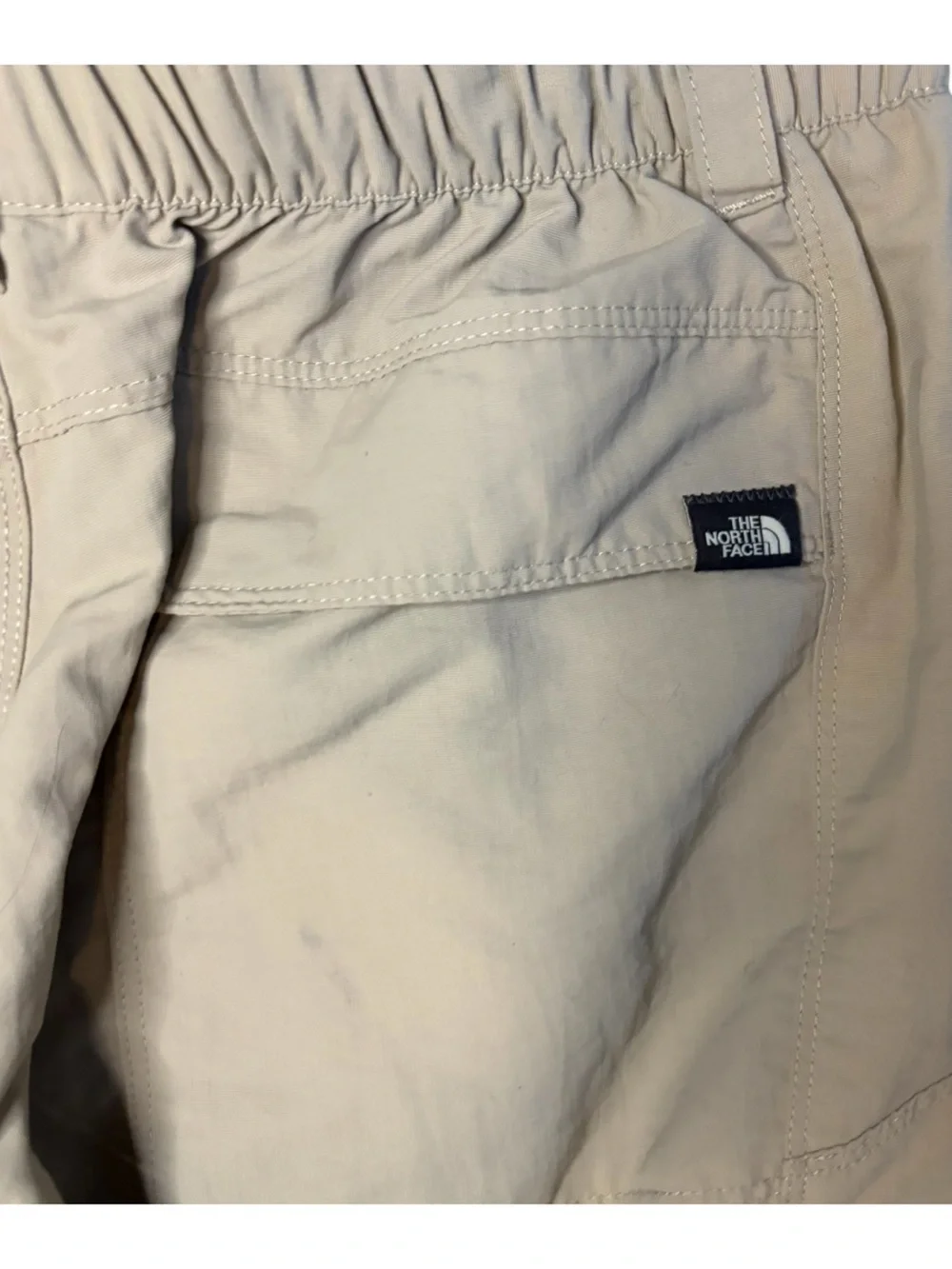 The North Face light beige