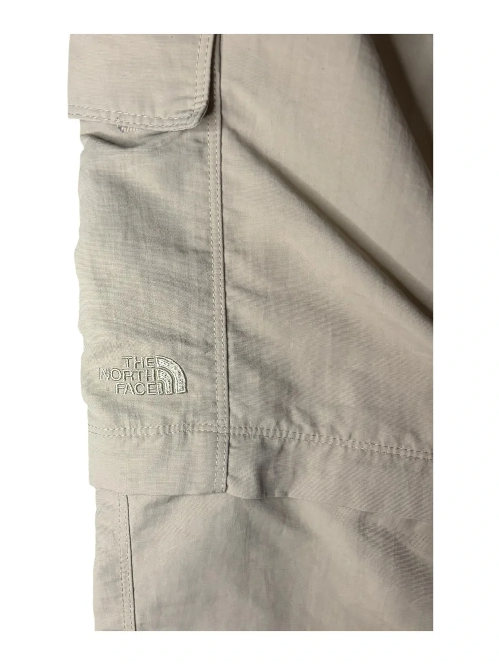 The North Face light beige