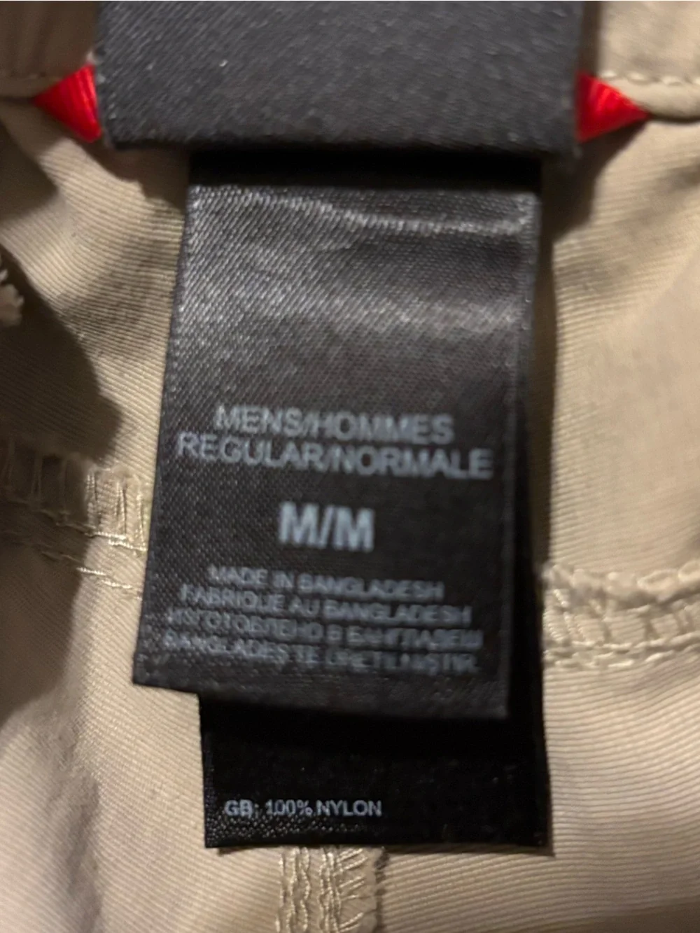 The North Face light beige