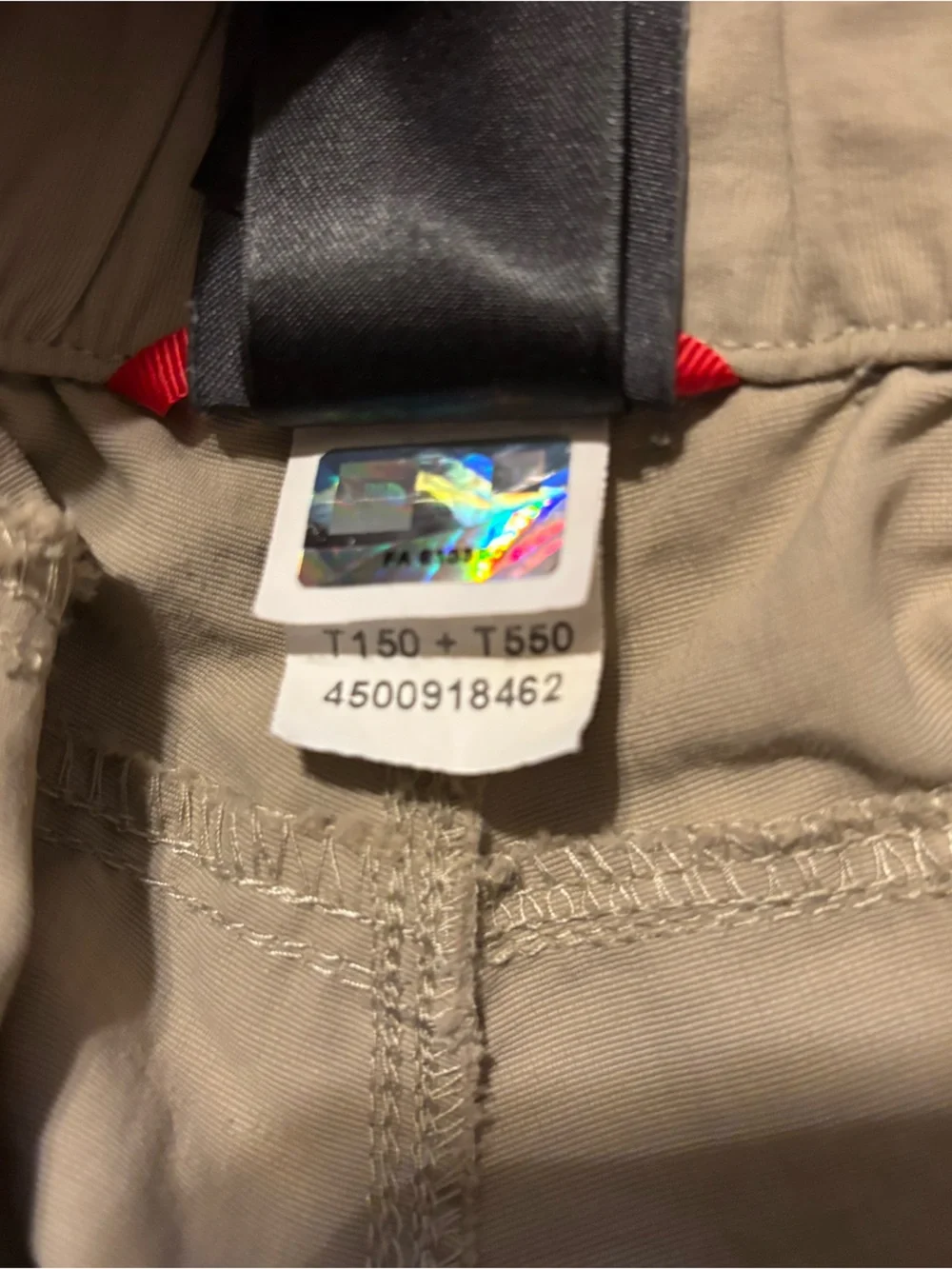 The North Face light beige