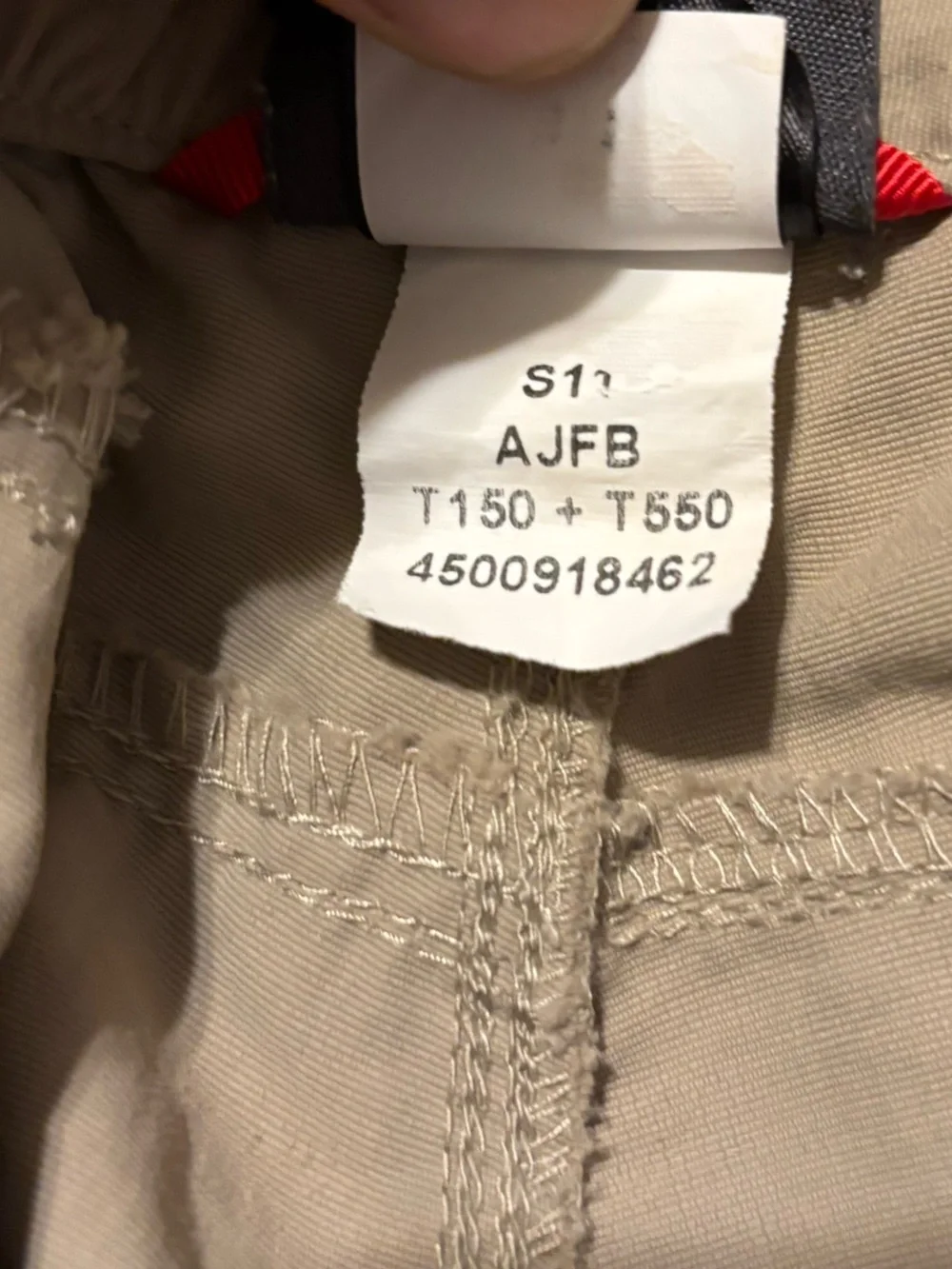 The North Face light beige