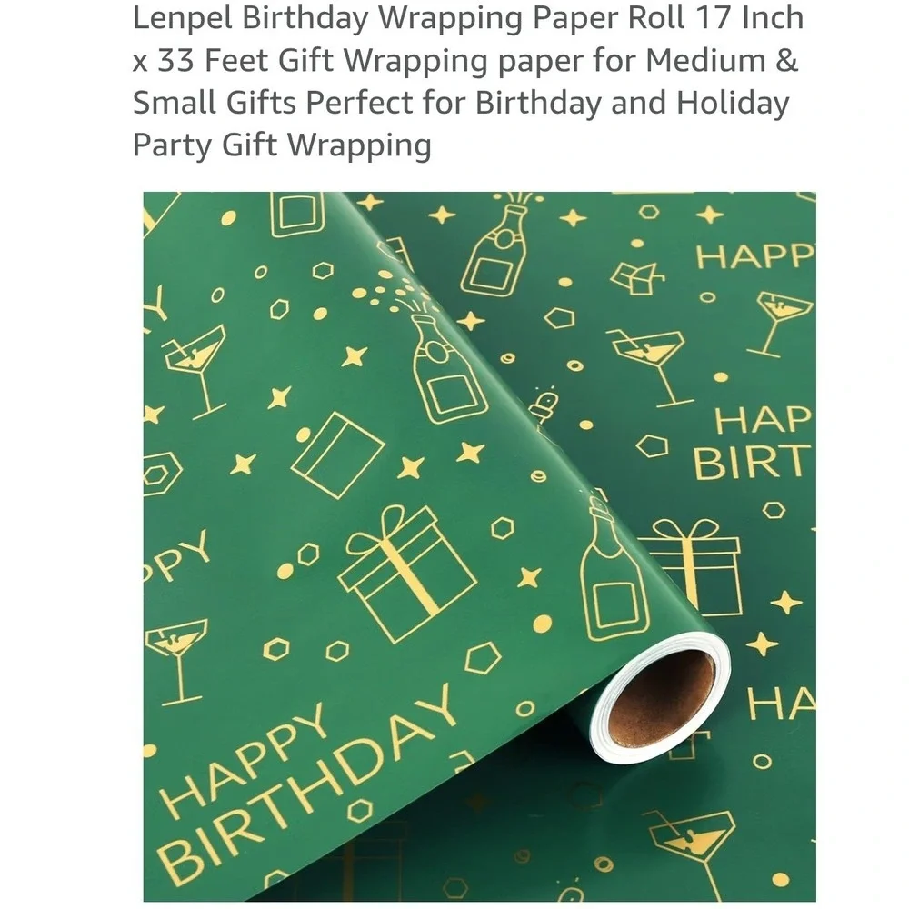 Lenpel birthday wrapping