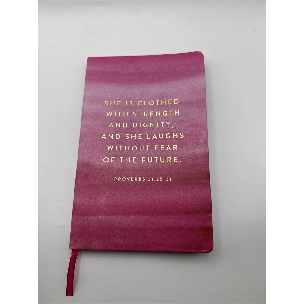 Eccolo She‎ Is Clothed in Strength and Dignity Journal Notebook with Bookmark