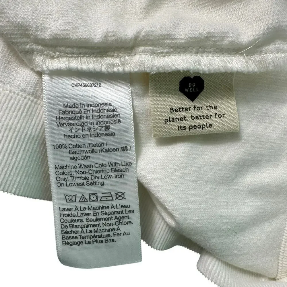 Madewell corduroy shirred