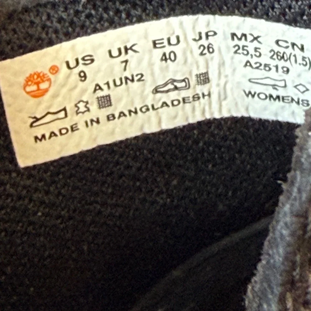 Timberland Kiri Up Chelsea Boots Black Leather A1UN2 Mens 7.5 Womens 9‎