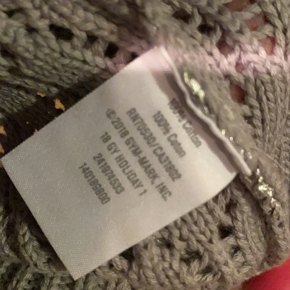 Gymboree silver‎ button up girls sweater 7-8 NWT