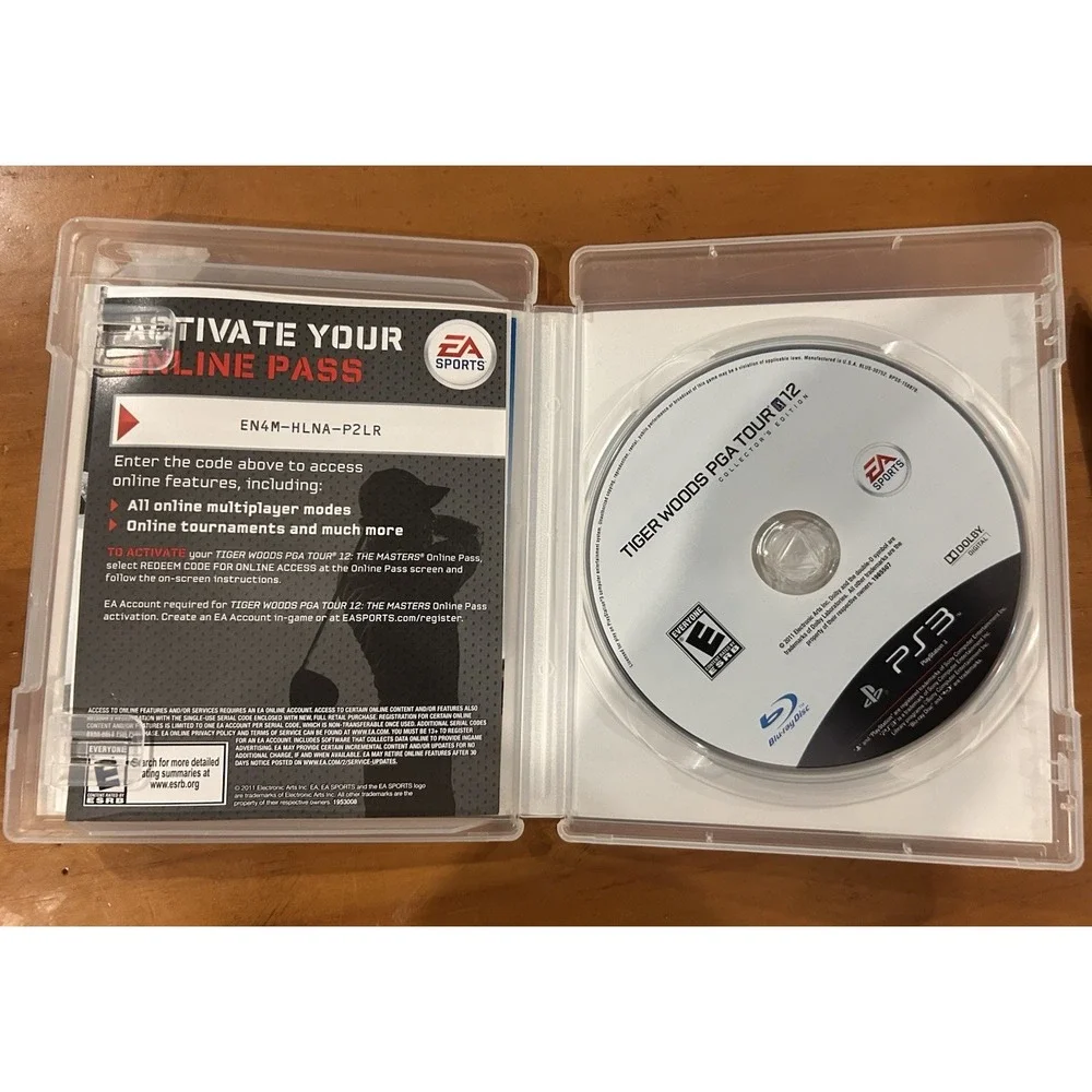 Tiger Woods PGA Tour 12: The Masters (Sony PlayStation 3, 2011)