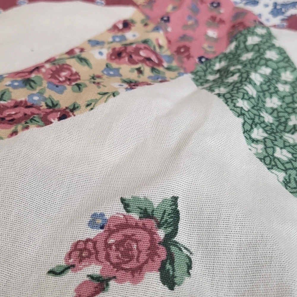 Vintage calico double