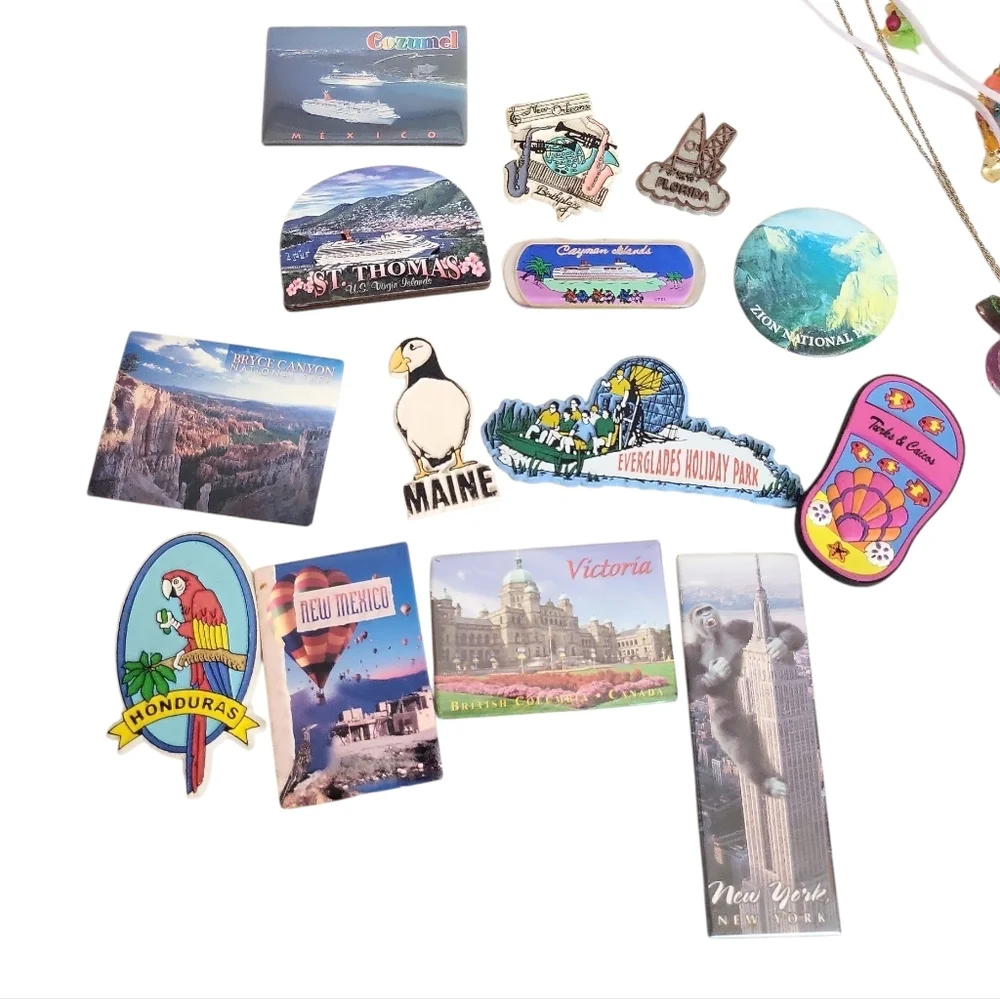 Wanderlust Magnet Bundle + Silhouette Accents | Travel Memories & Crafting Charm