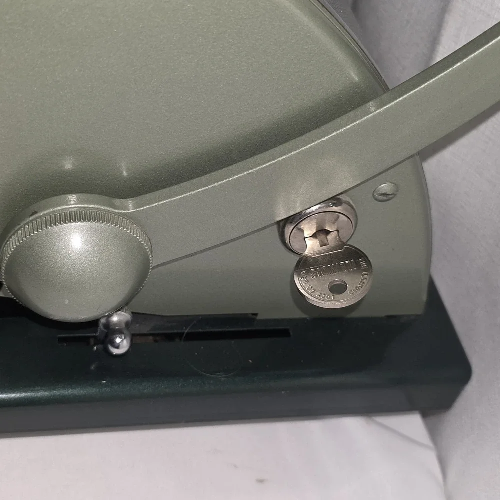 Vintage Paymaster Series Check Writer With‎ Keys MCM Art Deco Accounting