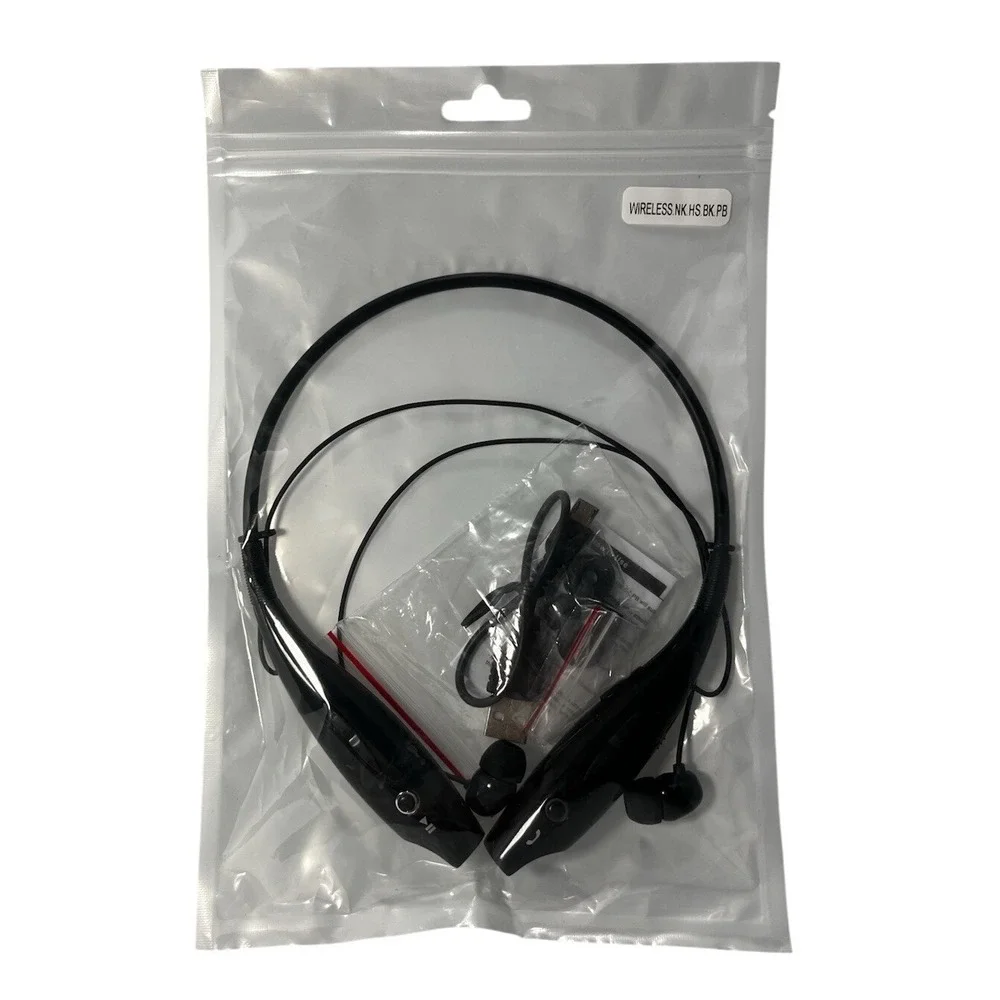 Wireless Headphones Headset Earbuds Bluetooth NK HS BK PB‎ New Black