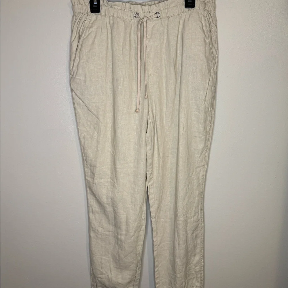 Social Standard by Sanctuary Linen Jogger Pants Size L