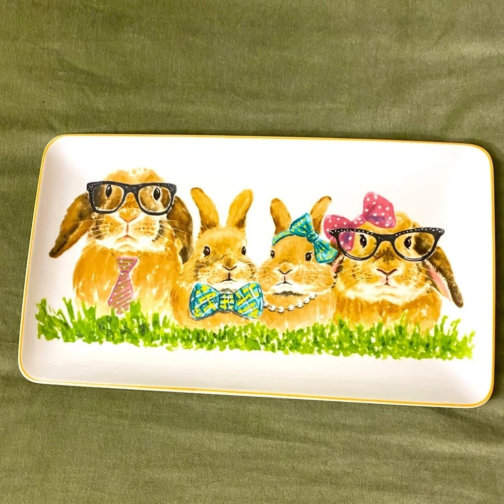 Pier 1 Imports Porcelain Bunny Rabbit 14