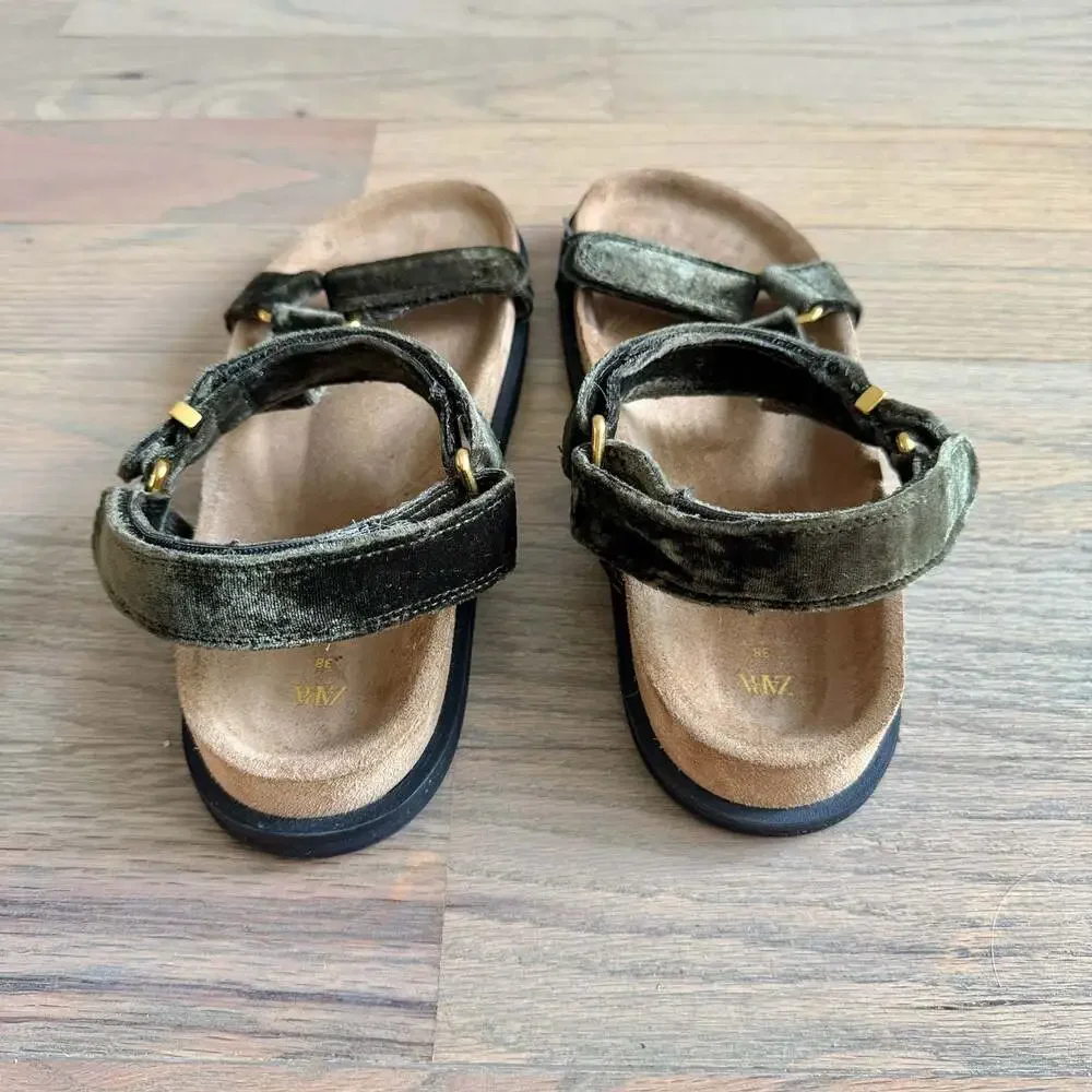 Zara strappy platform