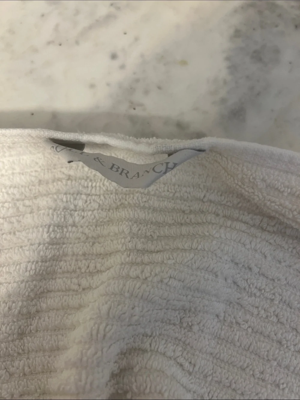 Boll & Branch bath towels