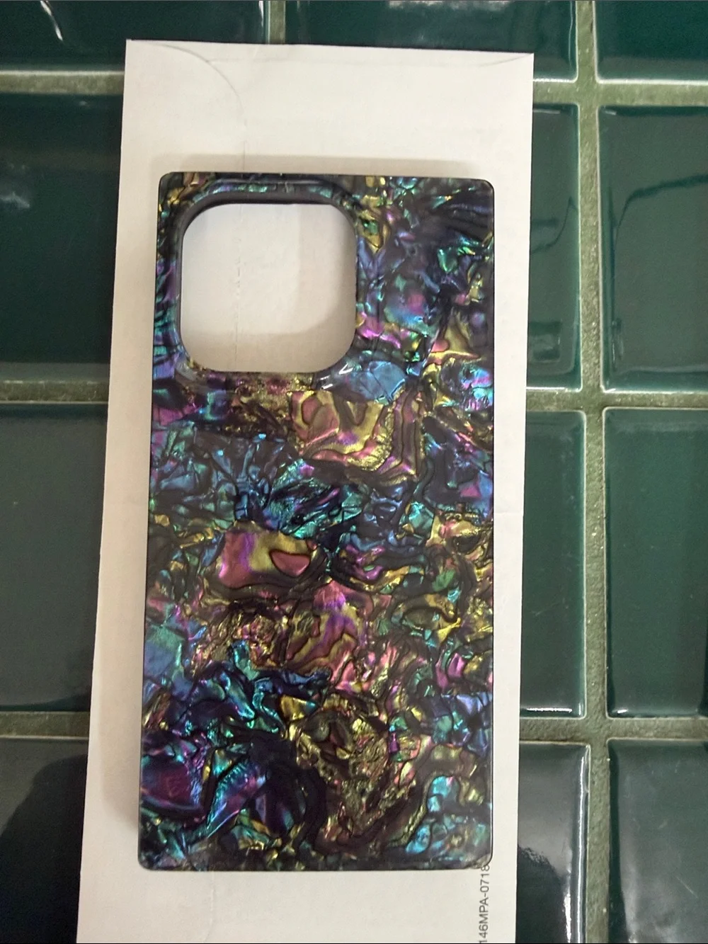Iridescent Multi-Color Phone Case — Shimmering Protective Cover for iPhone 14pro
