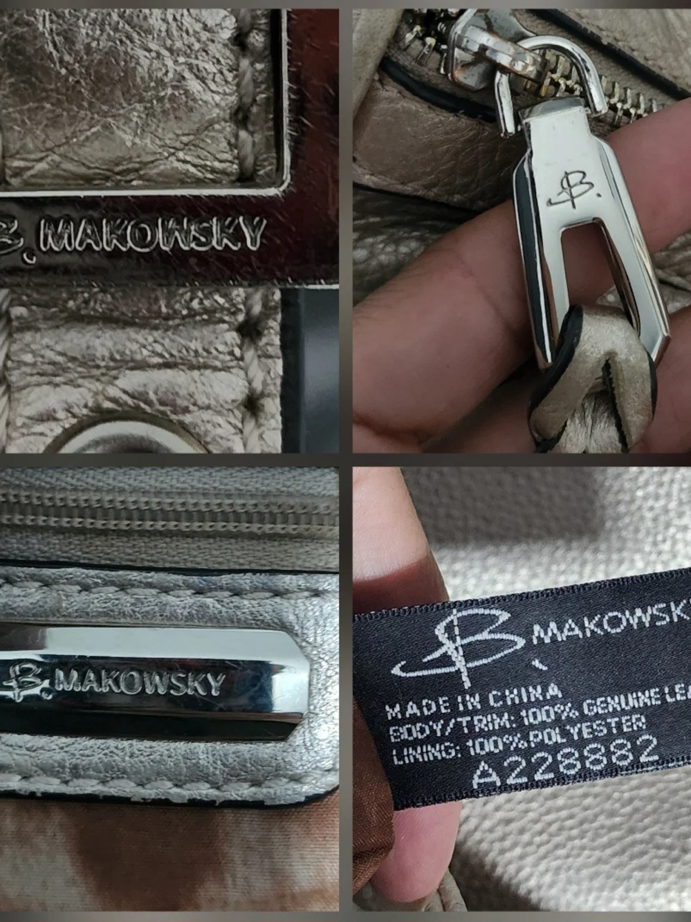 b. makowsky width purse