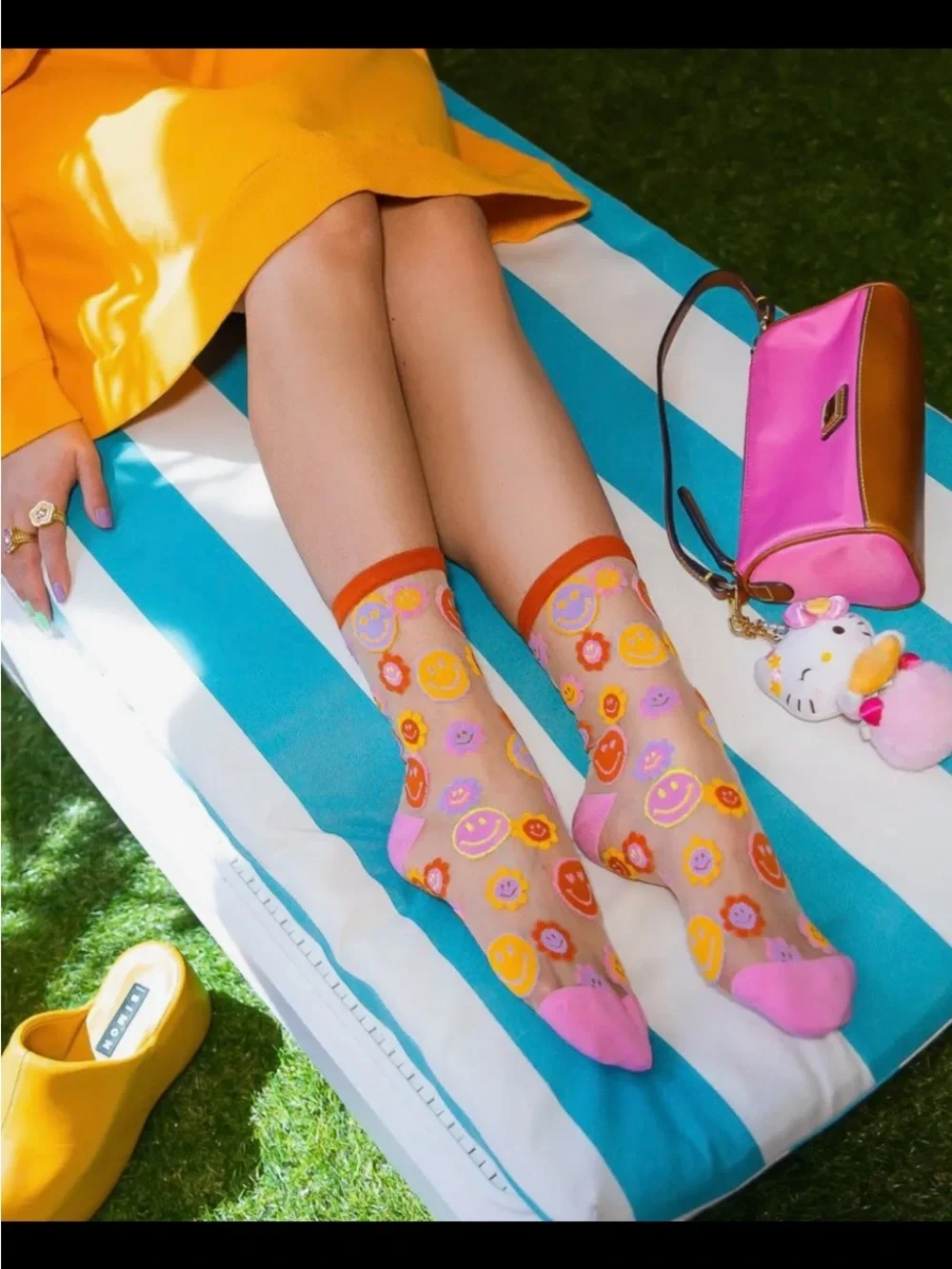 Sock Candy smiley face