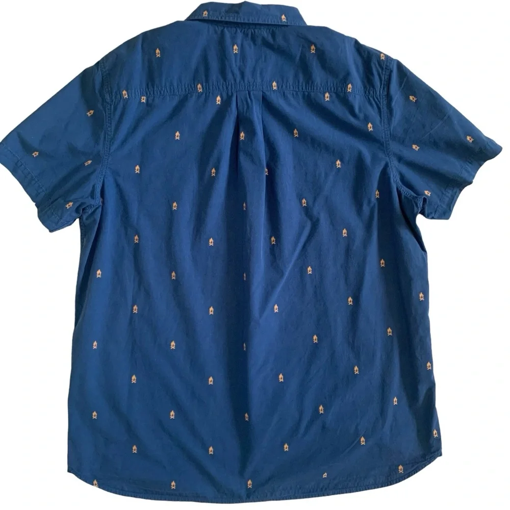 The North Face blue campfire
