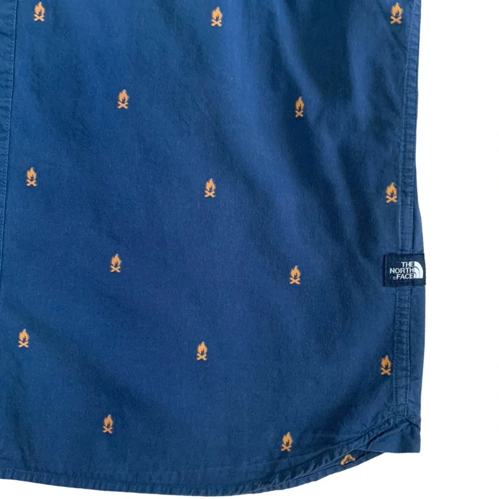 The North Face blue campfire