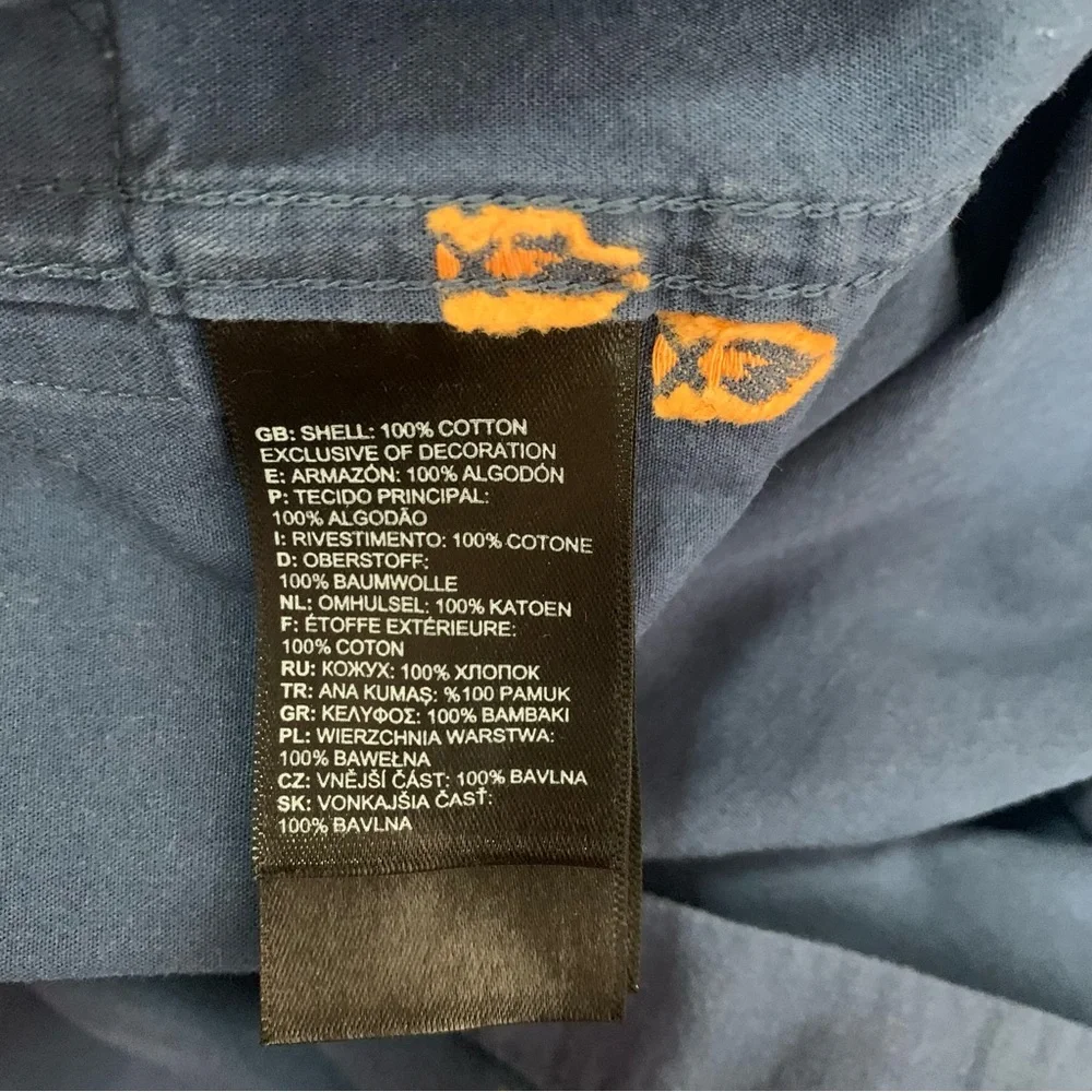 The North Face blue campfire