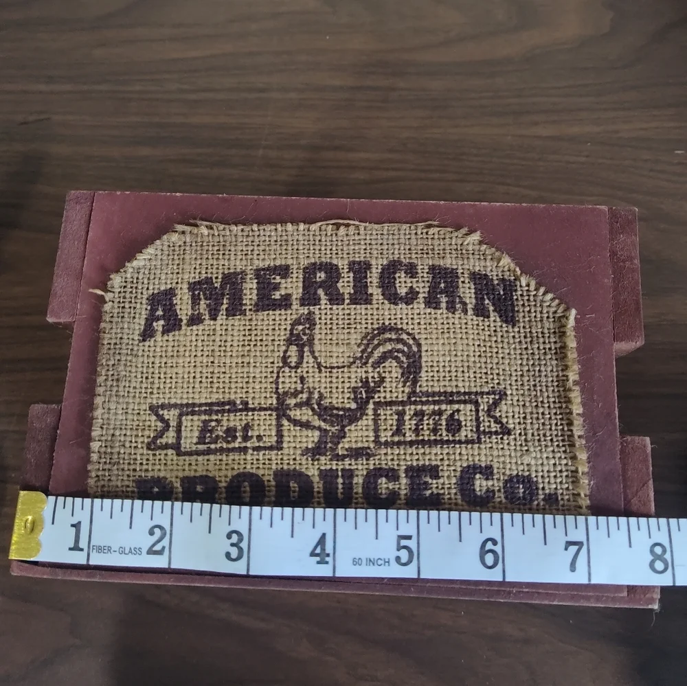 N/A wooden crate