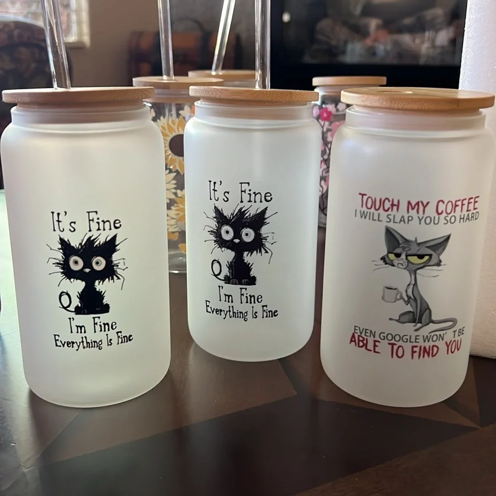 kitty mood one glass