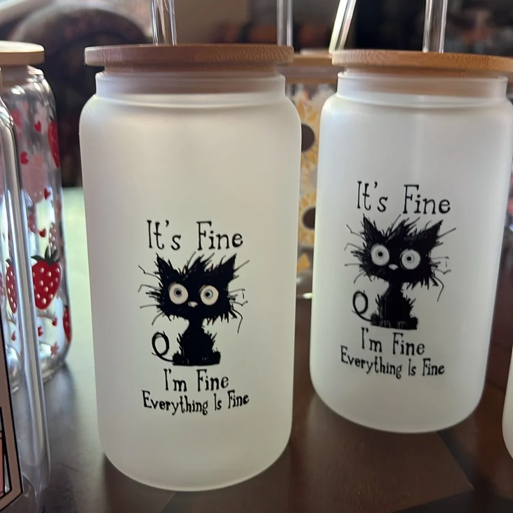 kitty mood one glass
