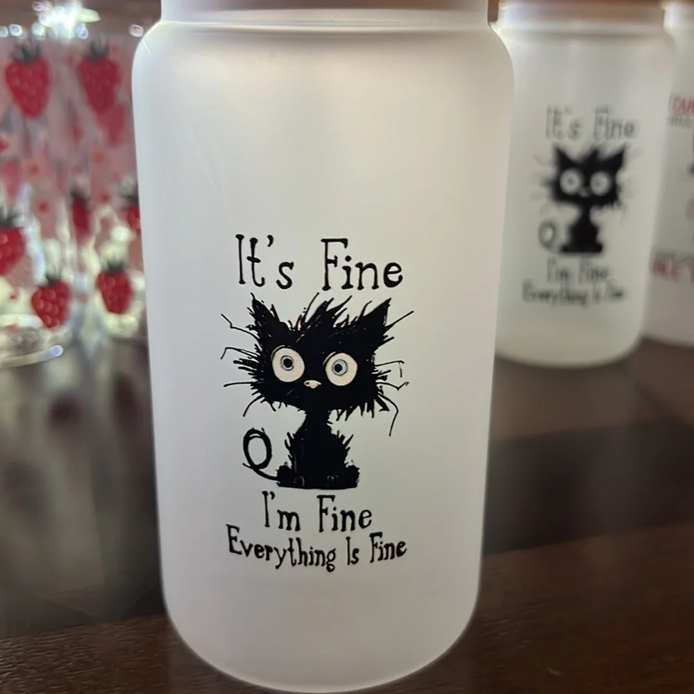 kitty mood one glass