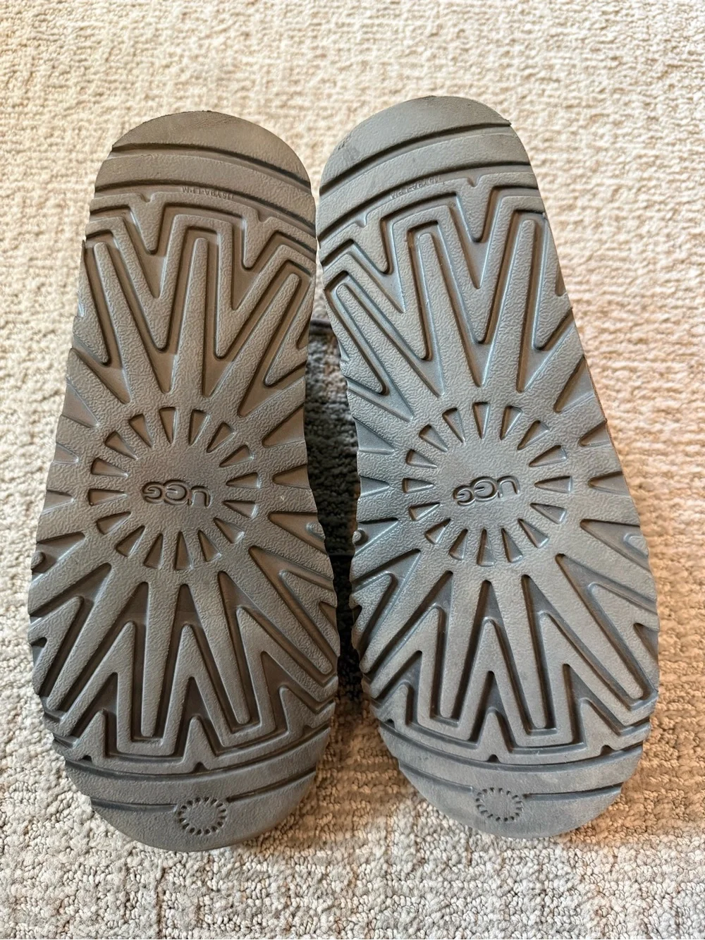 UGG Men's Gray Suede Lace-Up Neumel Chukka Cozy Lining Boots Sz 9 NEW