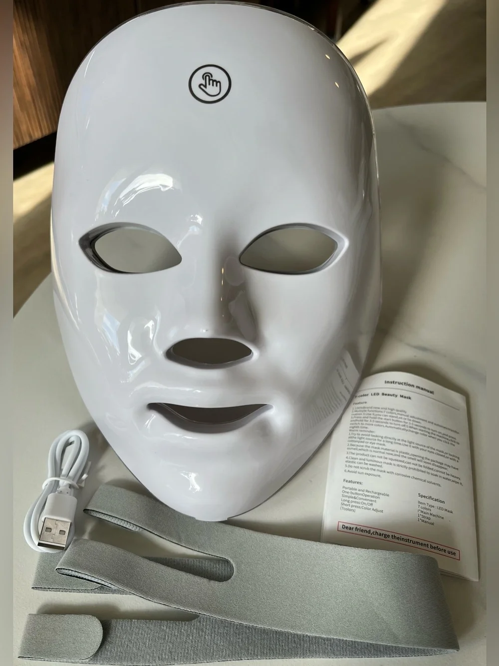 7 Color Led Beauty Mask designed renewal