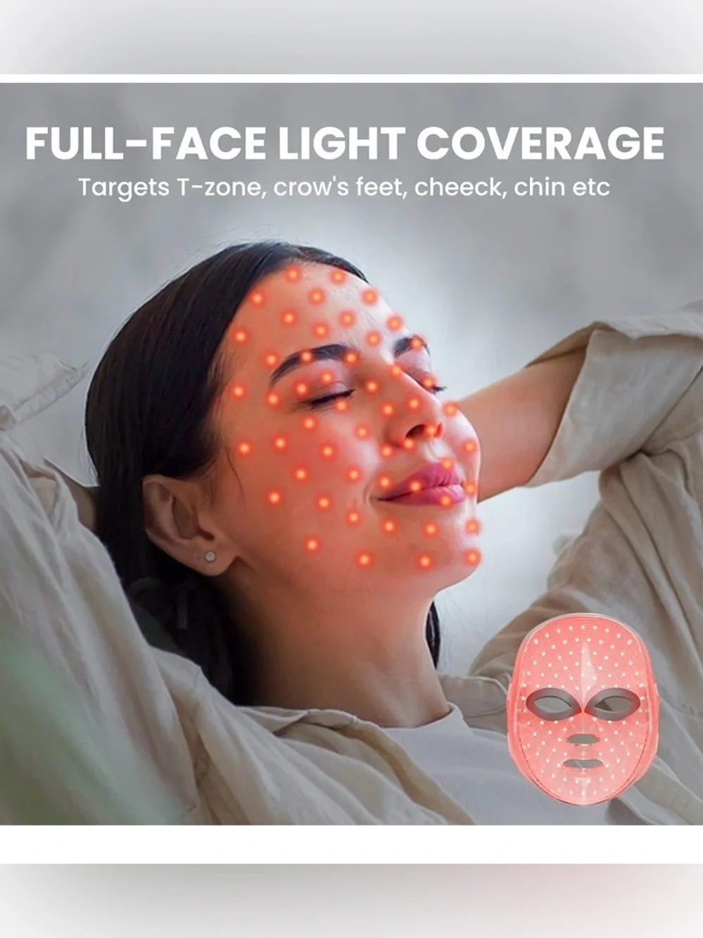 7 Color Led Beauty Mask designed renewal
