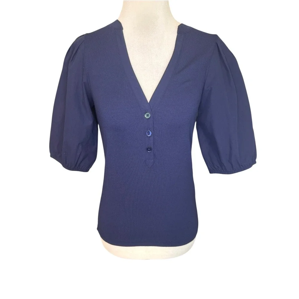 Madewell henley puff