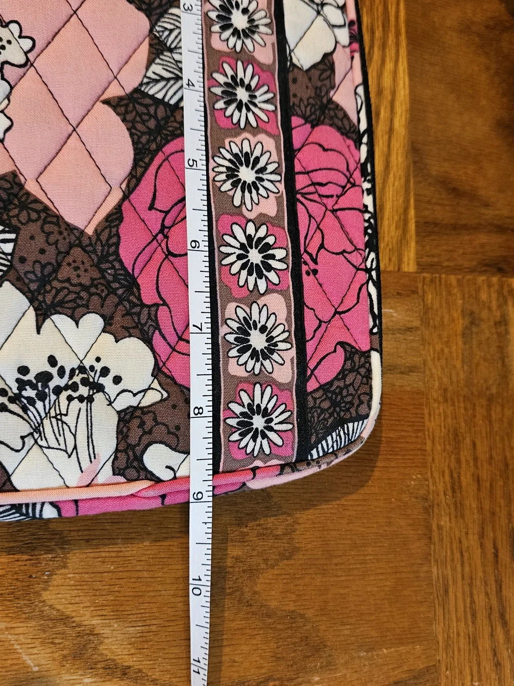 Vera Bradley quilted cosmetic