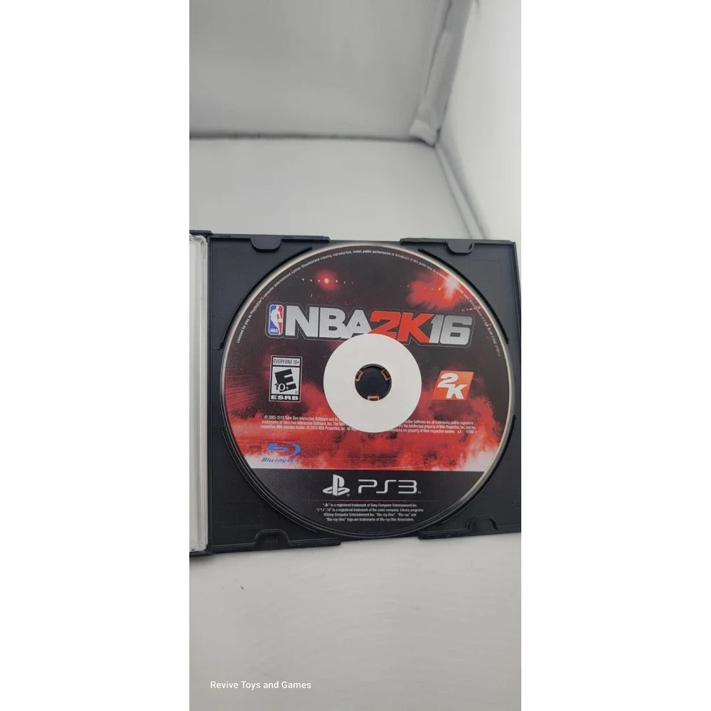 NBA 2K16 (Sony PlayStation 3, PS3, 2015) Disc Only Tested and Working Great Cond
