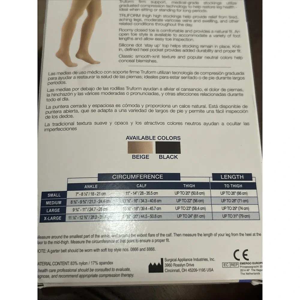 Truform medical compression