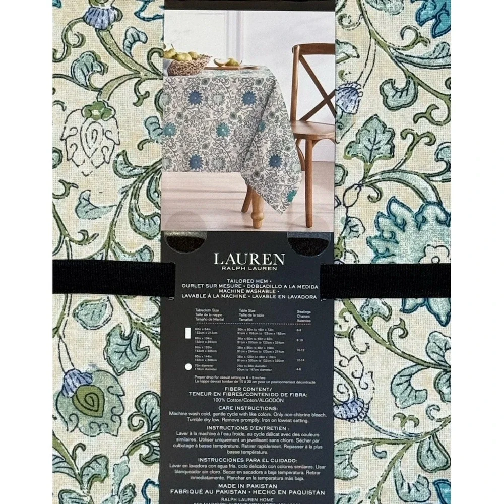 Lauren Ralph Lauren Tablecloth 60