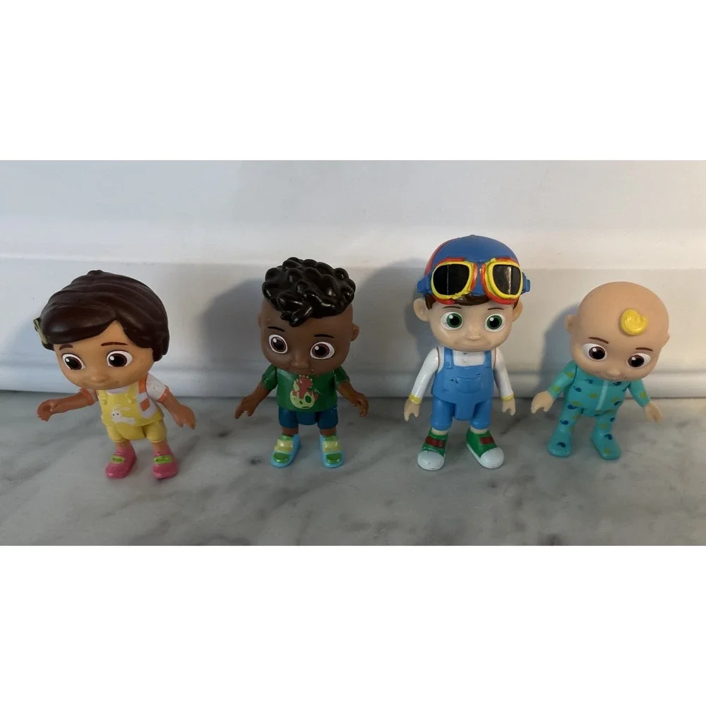 CoCoMelon Lot of 4 Action Figures‎ Replacement Parts Cake Toppers