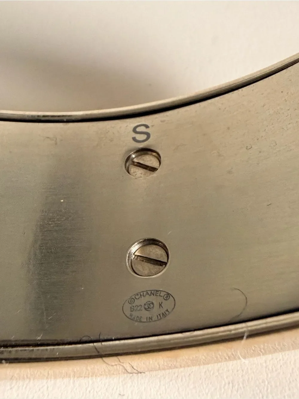 CHANEL cuff signature