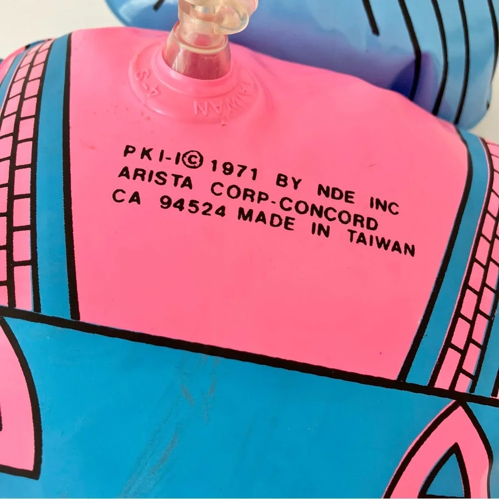 Vintage 1971‎ The Letter People Inflatable Alphabet 13” Mr Z
