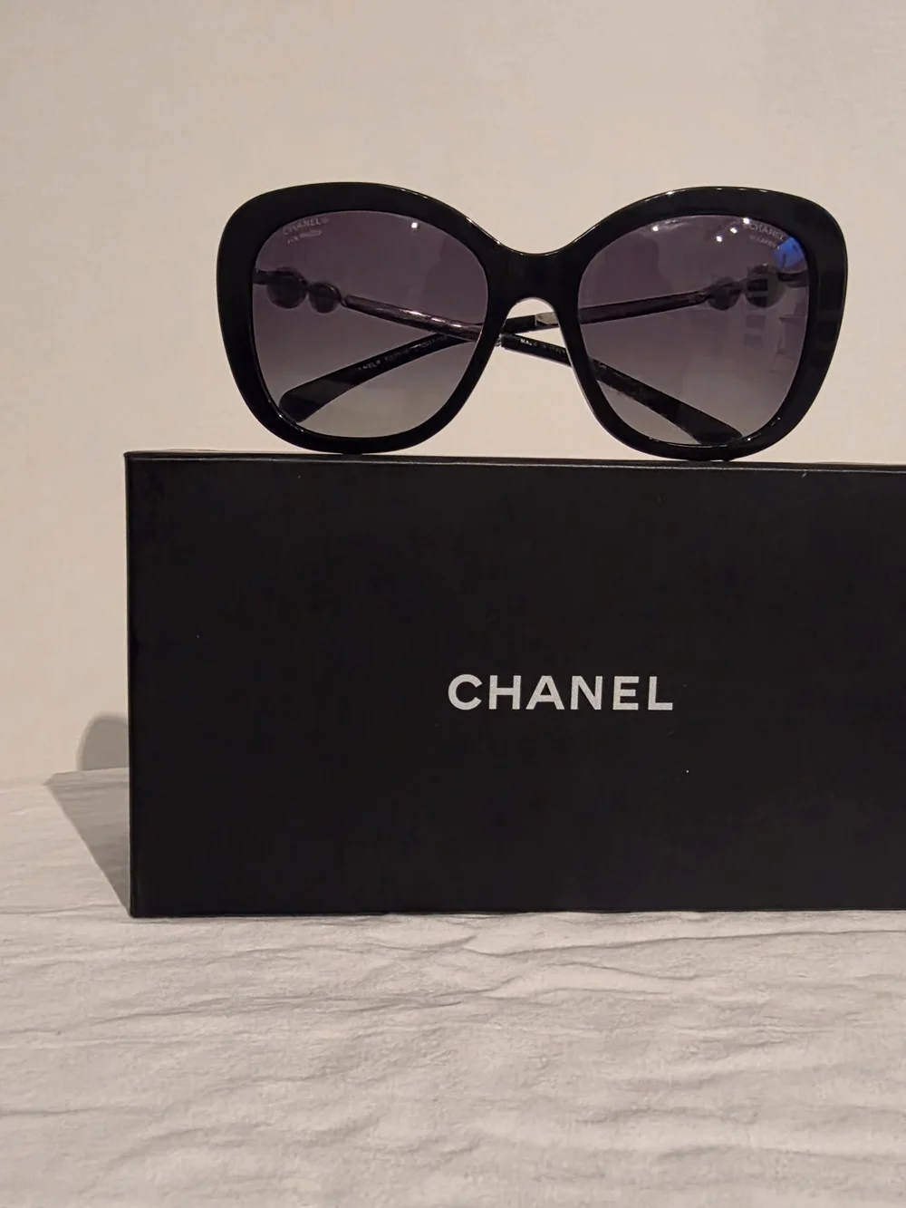 Chanel Black Oversized Women's Sunglasses