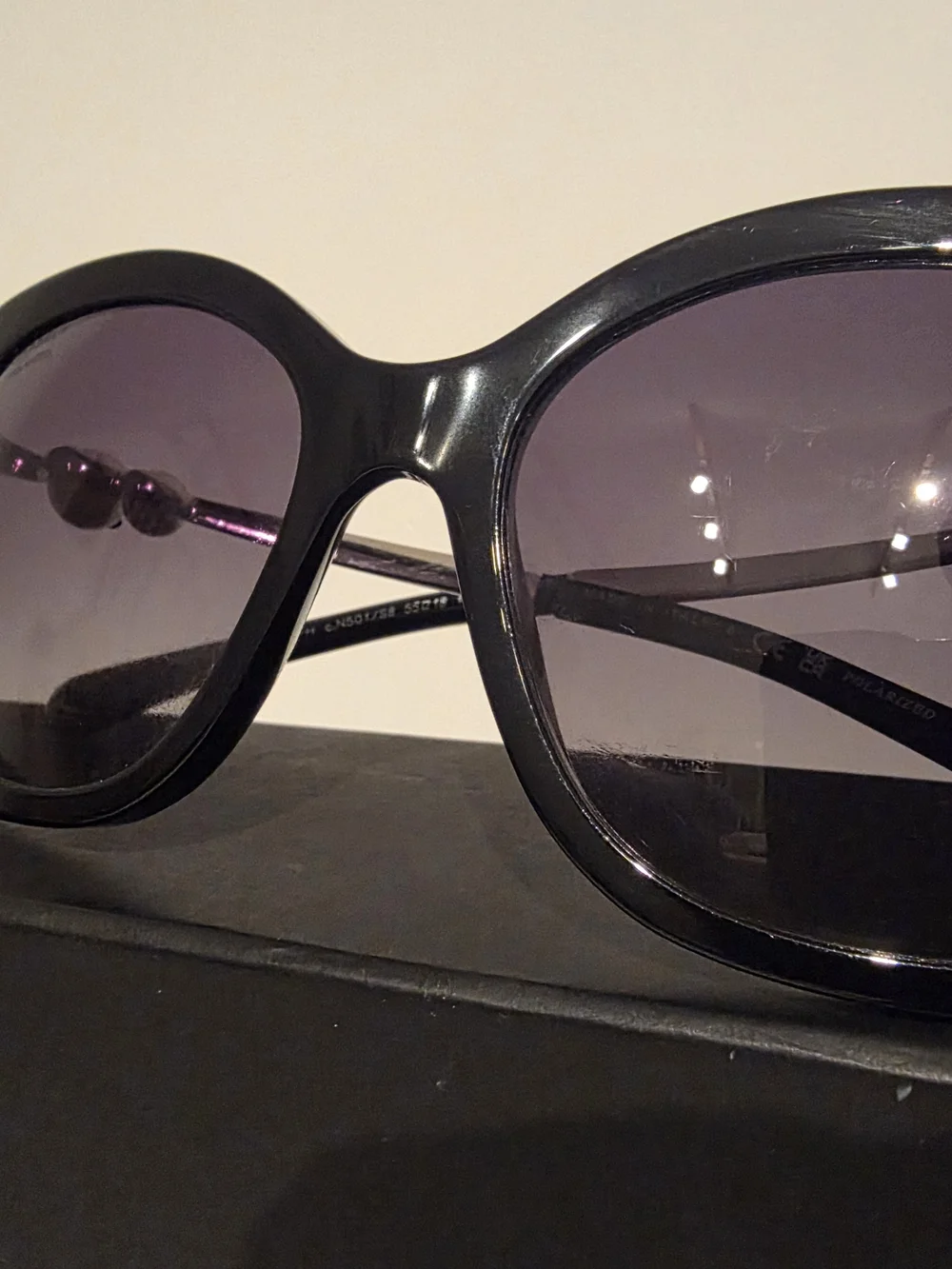 CHANEL black oversized